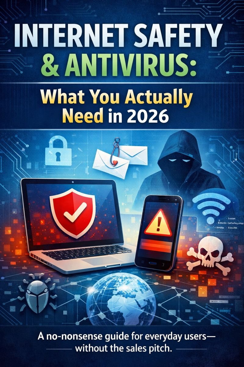 Read more about the article Internet Safety & Antivirus: What You Actually Need in 2026